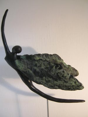 Brons (Onbekend) - Zwaar brons sculptuur van een Engel kopen? Bied vanaf 150!