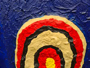 Bram Bogart - RoodZwartGeelOvaal kopen? Bied vanaf 450!