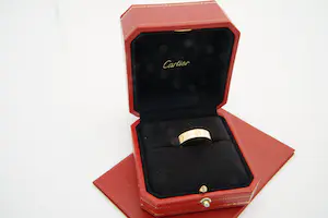 40- originele CARTIER 18kt geel-goud "love collection" screw ring certificaat kopen? Bied vanaf 770!