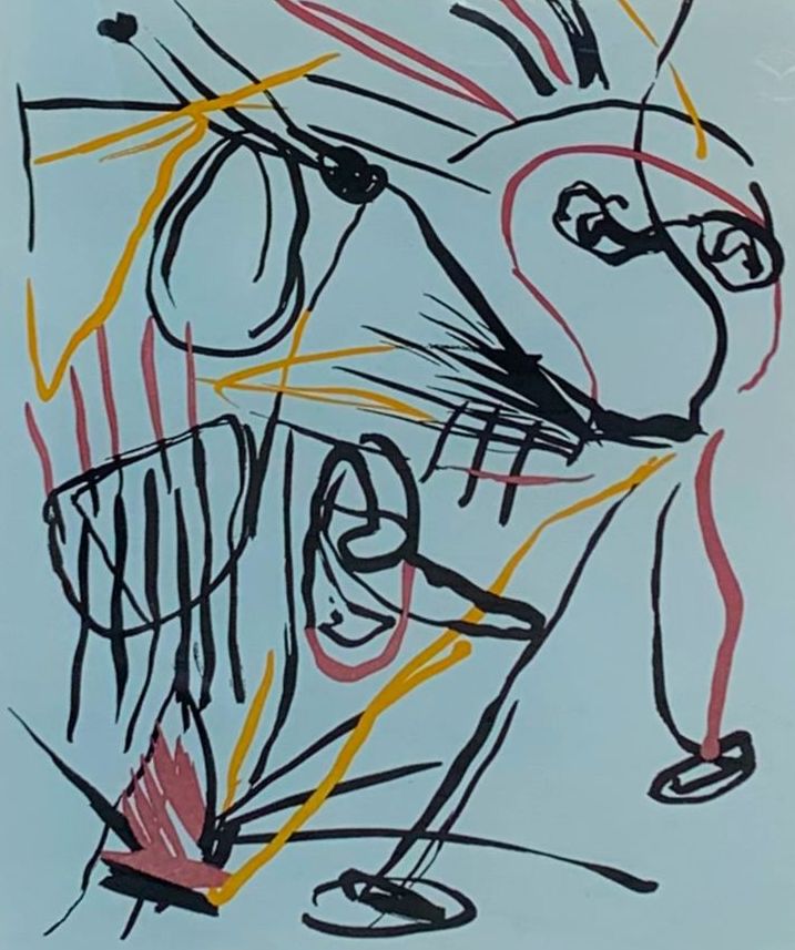 AcheterKarel Appel - Ingelijste ets: Como el viento - 1988? Enchérissez de 1000!