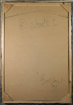 Jan Bollaert - Acryl op papier, Schmalz I - Ingelijst (Groot) kopen? Bied vanaf 50!