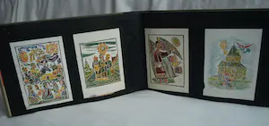 Jozef Bossaert - 63 Grafische werken in map , Thema: Kerst & Nieuwjaar kopen? Bied vanaf 1!