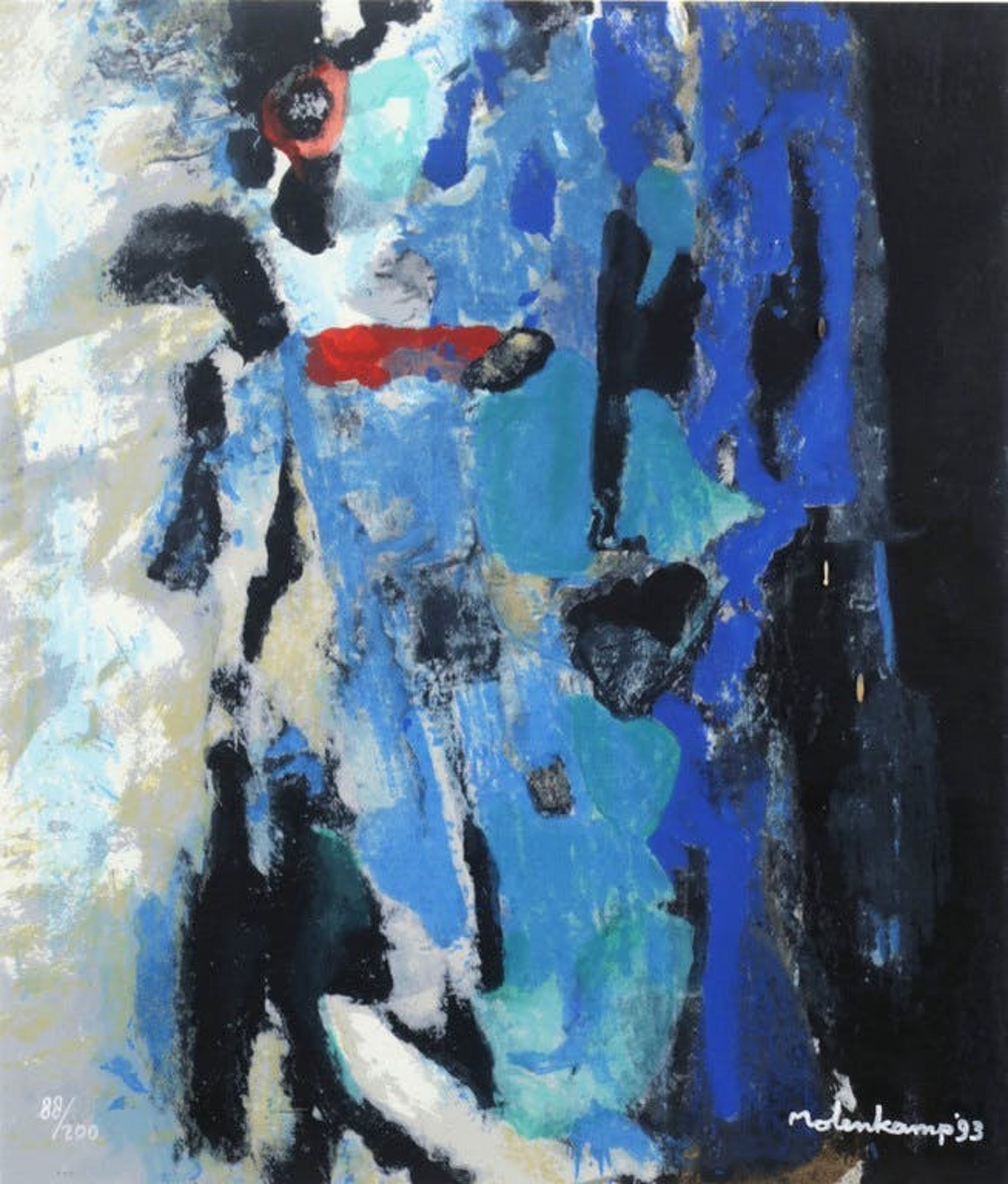 Nico Molenkamp - Portfolio met 3 zeefdrukken en boek, Signatuur kopen? Bied vanaf 30!