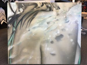 Elzo Dibbets - Marion II / Origineel op paneel / 1982 kopen? Bied vanaf 250!