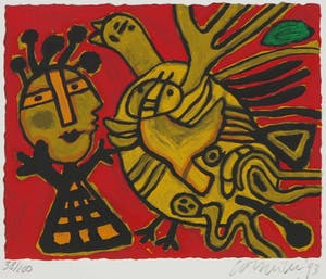 Corneille - Zeefdruk, Zonder titel kopen? Bied vanaf 100!