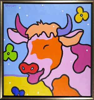 Shunyam - Acryl op doek, Hollands Pride - Ingelijst verkocht voor € 150!