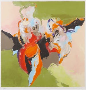 Peter Munnik - Zeefdruk, Zonder titel I (g) - Ingelijst kopen? Bied vanaf 50!