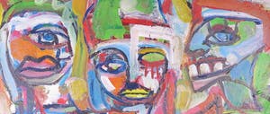 Christine Spierings - Olieverf op doek, Zonder titel (Groot) kopen? Bied vanaf 100!