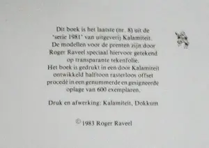 Roger Raveel - tekent over het tekenen van Roger Raveel kopen? Bied vanaf 250!