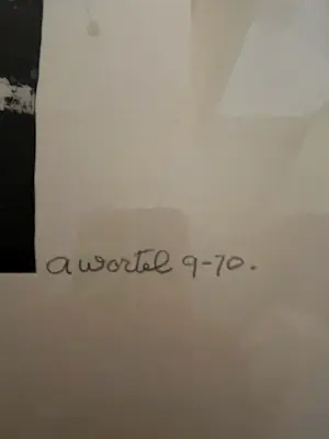 Ans Wortel - Lithografie "Sprekend met 'n dubbele mond......" Unica, handgesigneerd kopen? Bied vanaf 85!