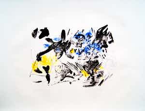 Ger Lataster - kleurenlitho uit de jaren 60. verkocht voor € 115!