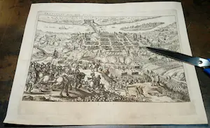 Matthäus Merian - Beleg van Frankfurt aan de Oder 1631-1633. (LAATSTE KANS!) kopen? Bied vanaf 50!