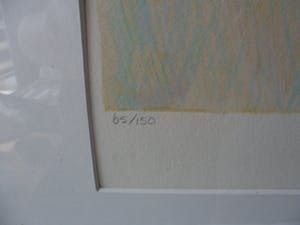 Eugene Brands - Zeefdruk van Eugene Brands ( CoBrA) - Blauwe Vaas kopen? Bied vanaf 240!