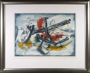 Manfred Jung - Et/Aquatint, Zonder titel - Ingelijst kopen? Bied vanaf 50!