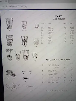 Val-Saint-Lambert - Kristallen vaas 'Marly' kopen? Bied vanaf 1!