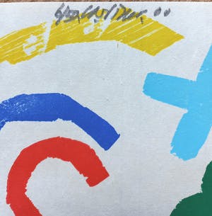 Carel Visser - Landschapje, houtdruk kopen? Bied vanaf 100!