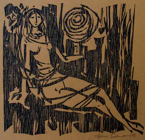 Hans Schmandt - MÄDCHEN MIT KATZE kopen? Bied vanaf 15!