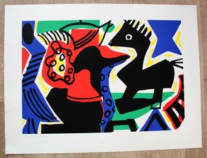 Yolande Brouwers - Zeefdruk: Vase de tristesse - 1993 kopen? Bied vanaf 30!