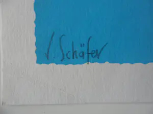 Jacqueline Schäfer - Zeefdruk, Vreemde vogel kopen? Bied vanaf 35!