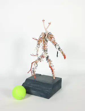 Erica Wesseling - Beeld in gemengde techniek, Energy man kopen? Bied vanaf 1!