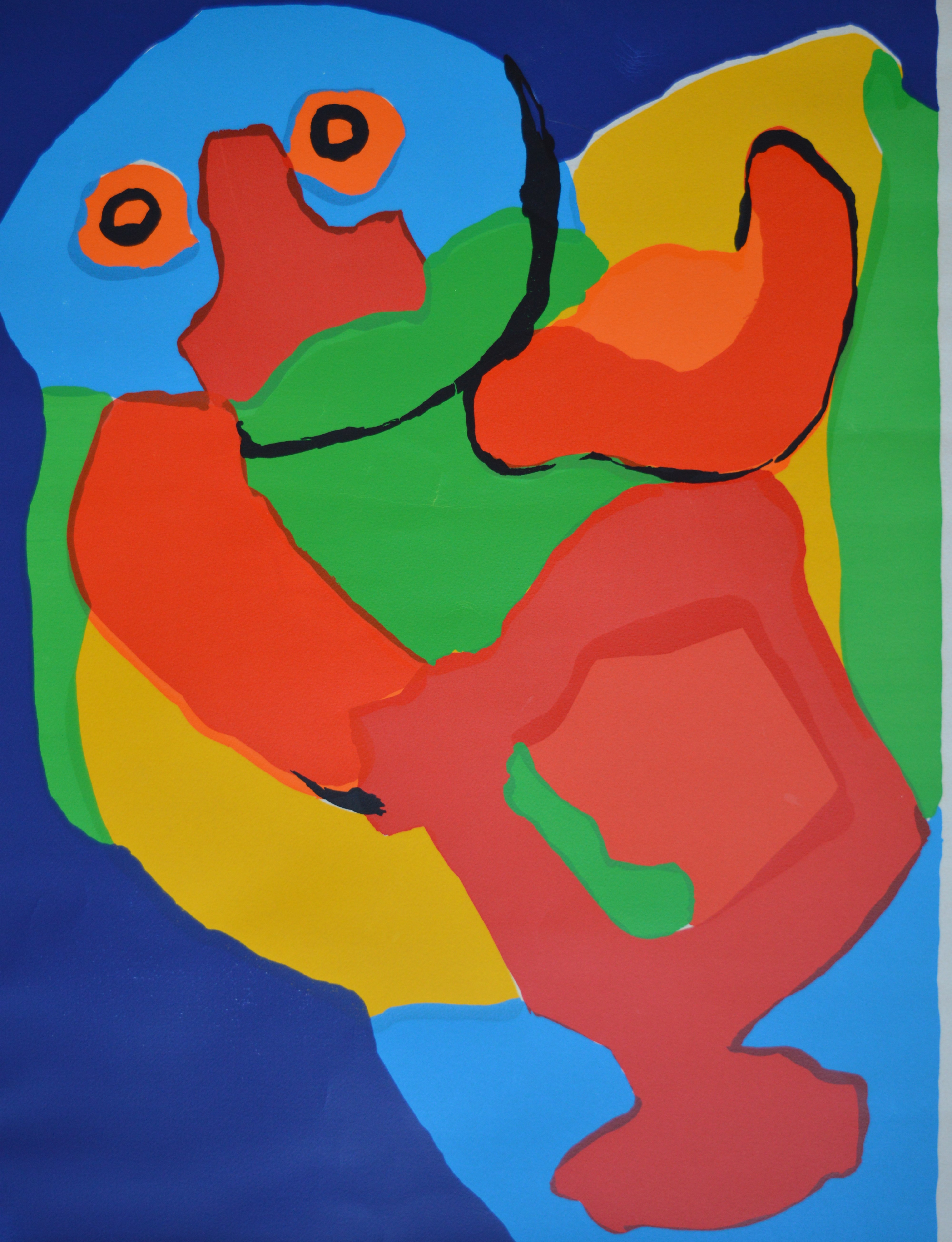 Karel Appel - Dancing verkocht voor € 1!