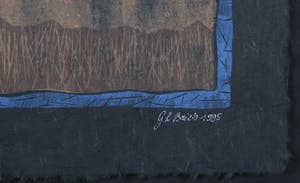 Geertje Briels - Houtdruk op geschept papier, Tango kopen? Bied vanaf 35!