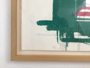 Marien Schouten - Zonder titel - Litho - 1986 - opl. 43 - Ingelijst - Zeer goed - Plus catalogi kopen? Bied vanaf 450!