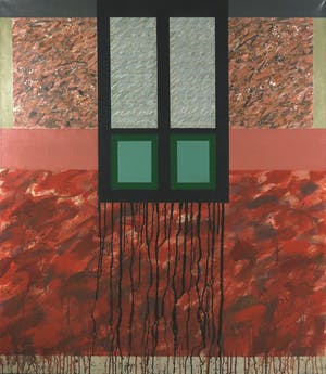 Christiaan Paul Damste - Olieverf, tempera en krijt op doek, Zonder titel - Ingelijst kopen? Bied vanaf 1!