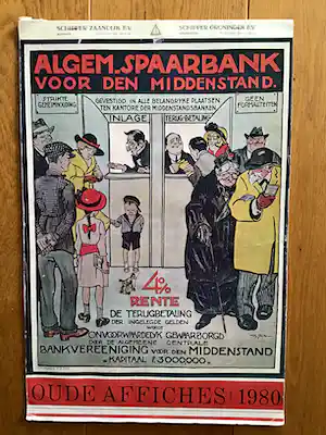 Willy Sluiter - ,Anton Pieck,Nico Baak e.a. Kalenders oude reclame affiches verkocht voor € 35!