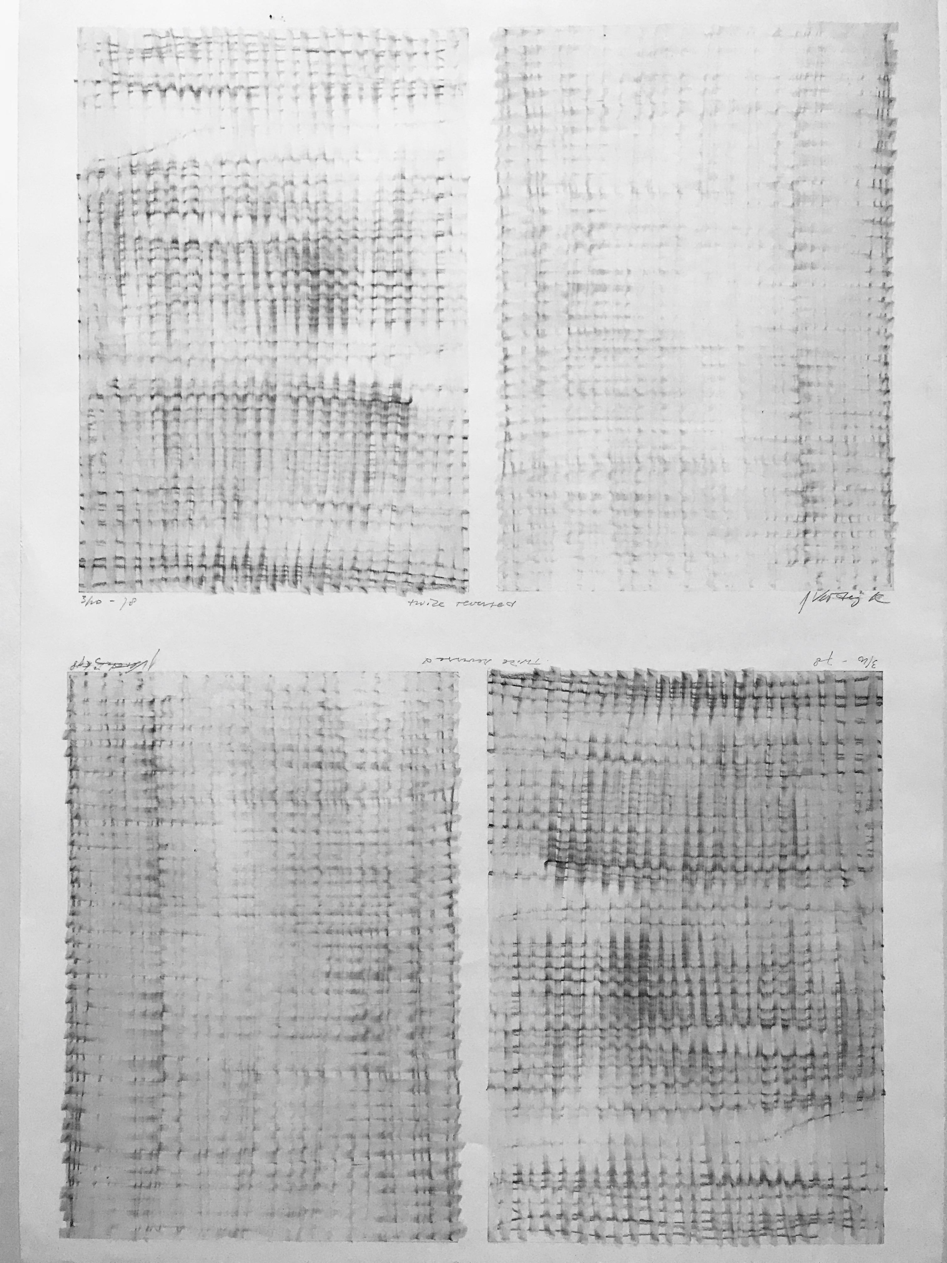 Niet of onleesbaar gesigneerd - 'Twize Reversed' - Gesigneerde zeefdruk verkocht voor € 1!