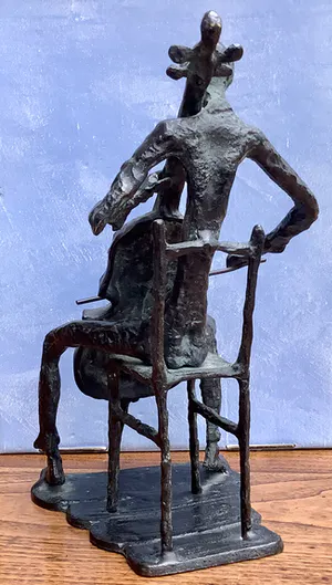 Brons (Onbekend) - Cello speler kopen? Bied vanaf 200!