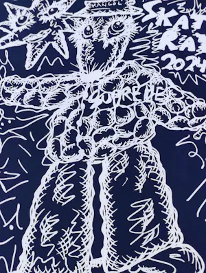 Bjarne Melgaard - Skater Rat Black – handsigniert + nummeriert kopen? Bied vanaf 220!