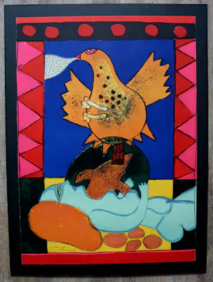 Corneille - Kleurenlitho: L'allongée - 1976 kopen? Bied vanaf 299!