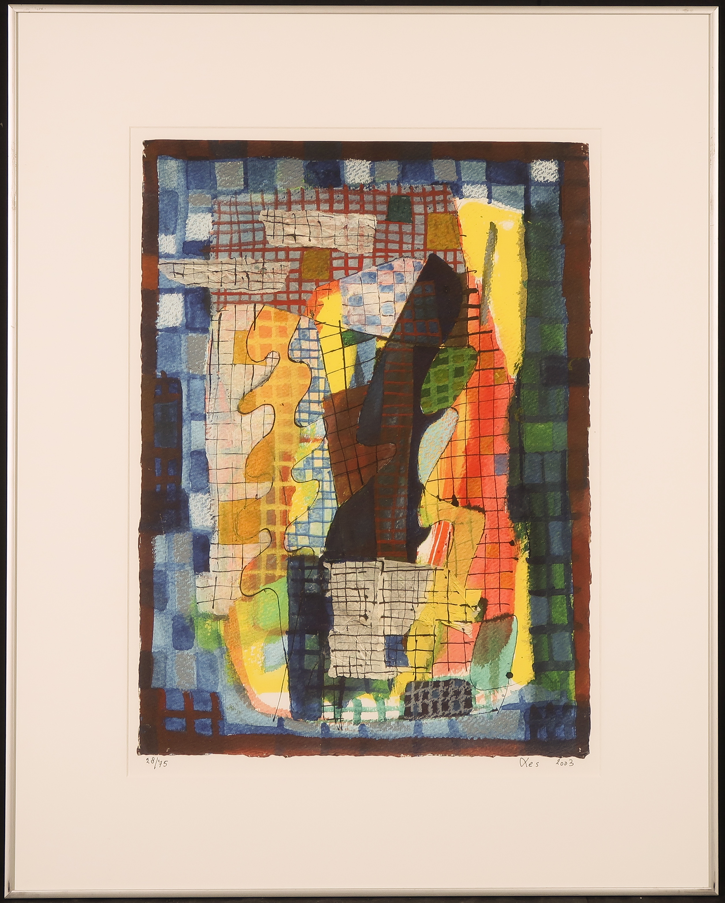 Anna Mes - Giclee, Compositie II - Ingelijst kopen? Bied vanaf 1!