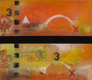 Theo Koster - Gemengde techniek op karton, Princess - Ingelijst kopen? Bied vanaf 1!