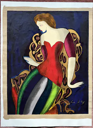 Linda Le Kinff - ***handsignierte Originalgraphik auf Leinwand*** kopen? Bied vanaf 250!