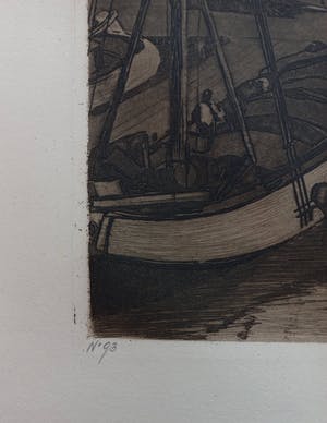 Willem Witsen - Gezicht op het Damrak, aquatint ets kopen? Bied vanaf 395!
