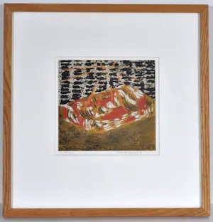 Frank van Hemert - Zeefdruk - Gesigneerd - Ingelijst - 38x37 cm - 1991 kopen? Bied vanaf 70!