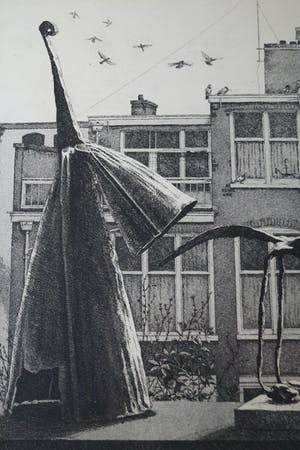 Ad van Dijk - IJzeren bel en ruiter kopen? Bied vanaf 35!