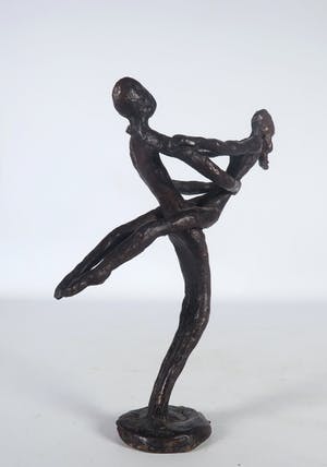 Brons (Onbekend) - Brons, Dansend paar kopen? Bied vanaf 1!