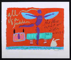 Wouter Stips - Zeefdruk, Heaven on a sunday afternoon kopen? Bied vanaf 1!