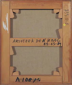 Rudi Polder - Olieverf op doek, Lagune met eiland - Ingelijst kopen? Bied vanaf 50!