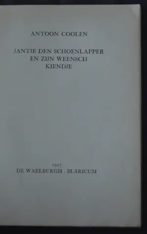 Lou Loeber - Jantje den schoenlapper met bandontwerp Lou Loeber kopen? Bied vanaf 55!