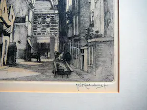 Hendrikus Roodenburg - Utrecht Steenweg -ets circa 1930- kopen? Bied vanaf 40!