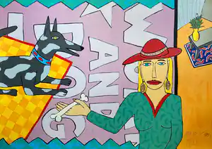 Moritz Götze - Woman and Dog verkocht voor € 390!