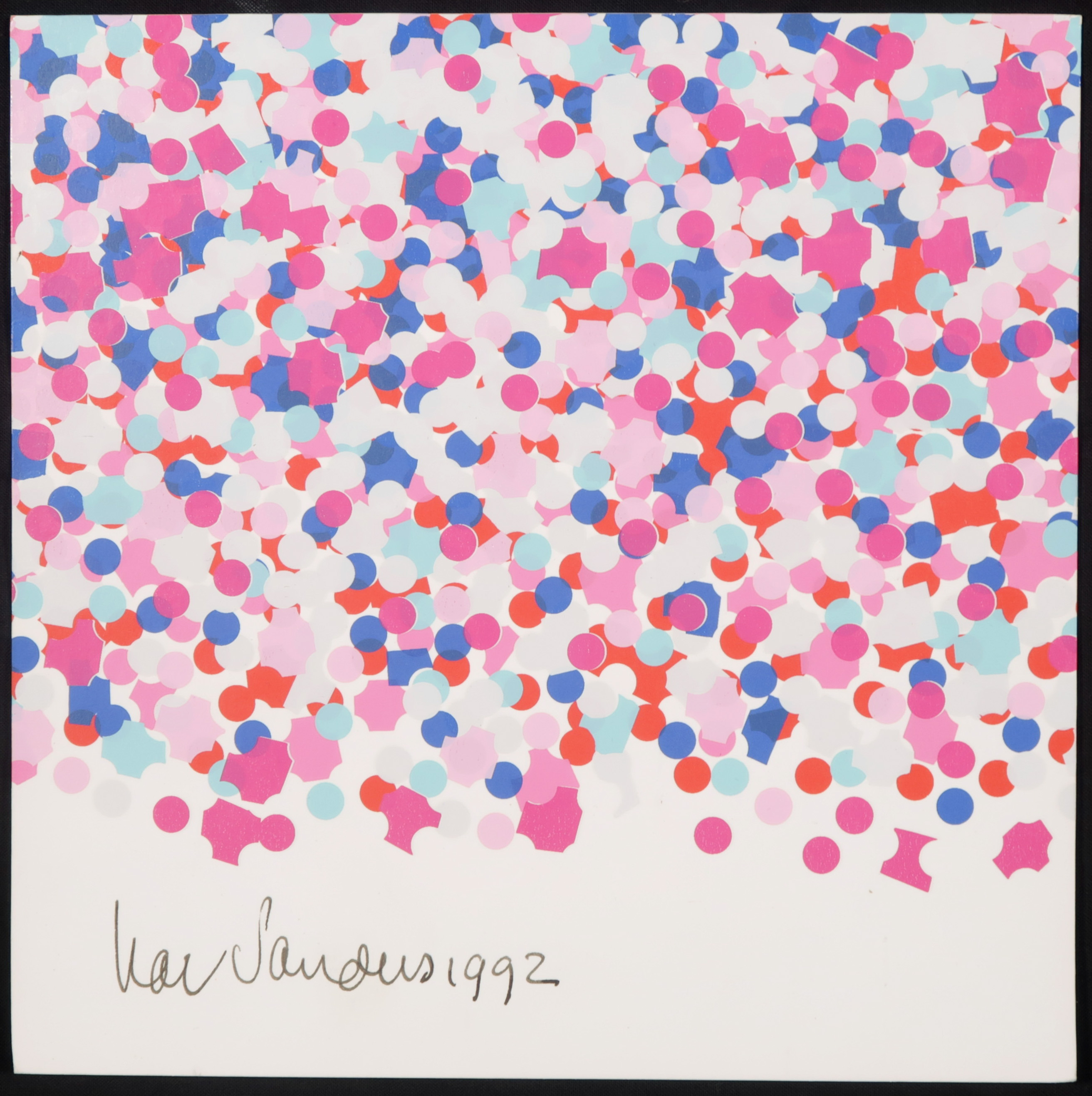 Har Sanders - Zeefdruk, Confetti kopen? Bied vanaf 35!