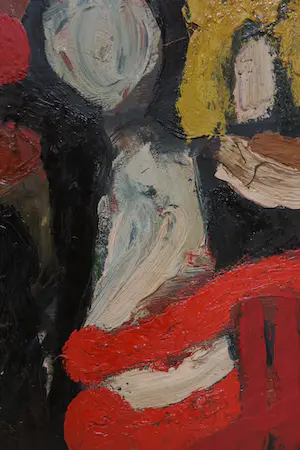 Guillaume Lo-A-Njoe - Olieverf op doek, Een engel - Ingelijst (Groot) kopen? Bied vanaf 600!