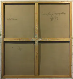 Angelos Tassopoulos - Olieverf op doek, Abstracte compositie - Zeer groot kopen? Bied vanaf 500!