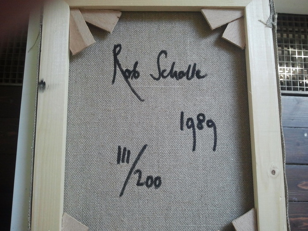 Rob Scholte - Echte meesters signeren hun werk altijd kopen? Bied vanaf 150!