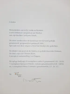 Buy Jan Montyn - aquatint ets - LOT / LUXE MAP met 3 etsen en gedichten - 25729? Bid from 325!
